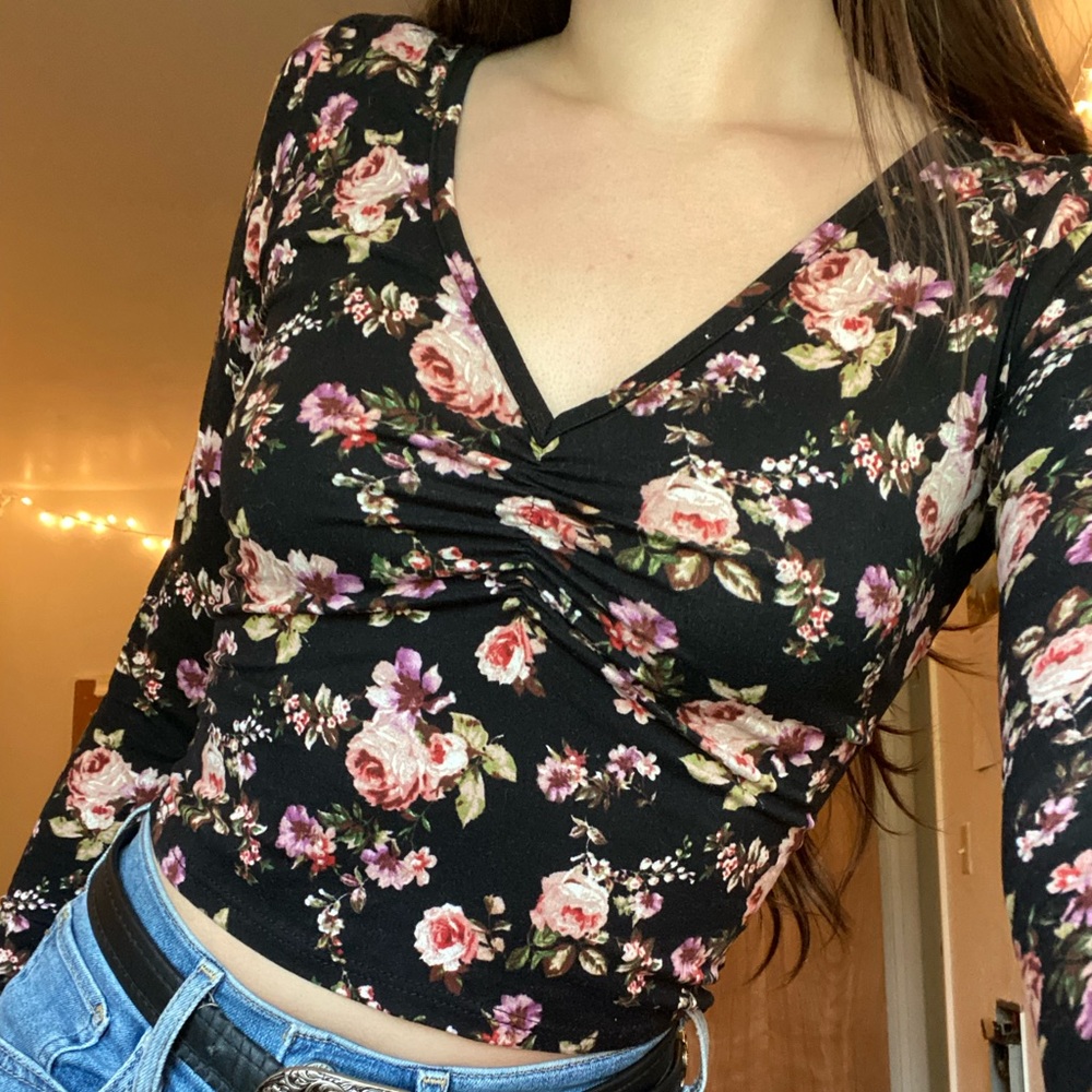 Floral Crop Top